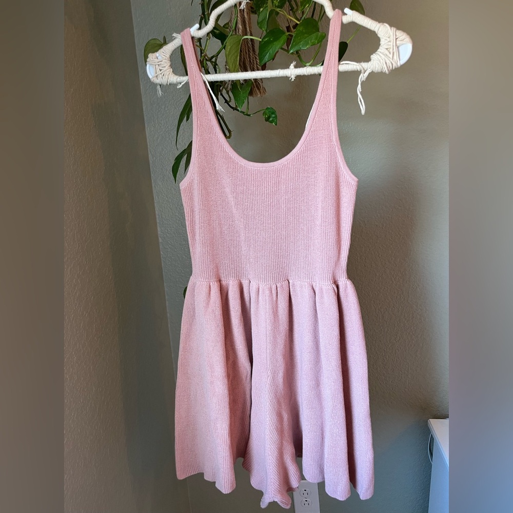 Pink Knit Romper
